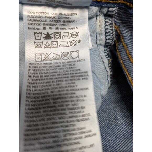 Levi’s 501 Original Fit Button Fly Jeans W38 L30 (Measures 26”) Classic Blue - Picture 6 of 10